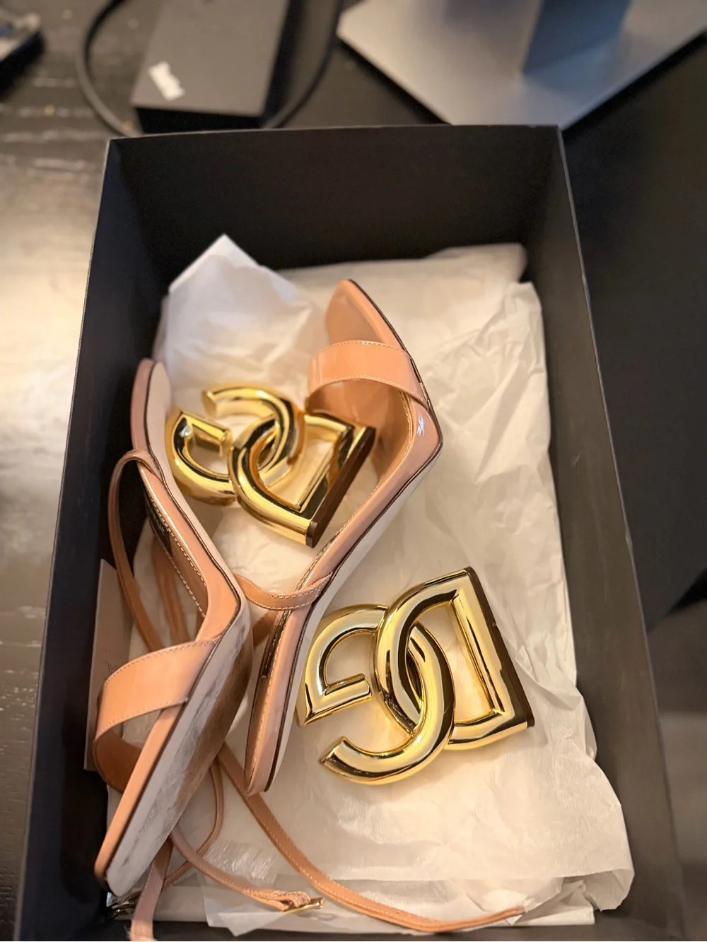 Dolce & Gabbana Beige Scuro Women Heels